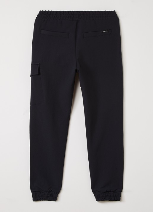 Retour Jeans Hidde tapered fit cargobroek - voorkant 3 donkerblauw