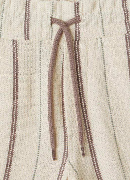 Retour Jeans Italo loose fit korte broek - detail beige