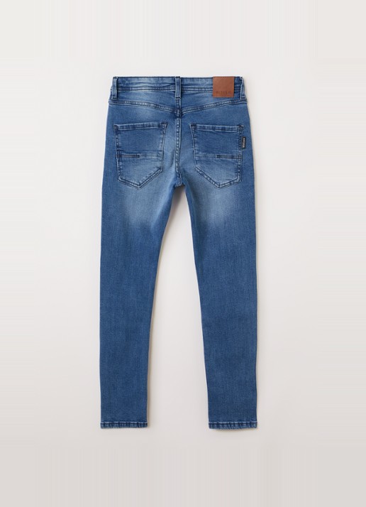 Retour Jeans James straight leg jeans met steekzakken - voorkant 3 indigo