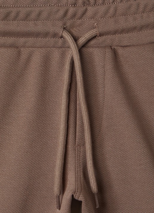 Retour Jeans Jones straight fit korte joggingbroek - detail lichtbruin