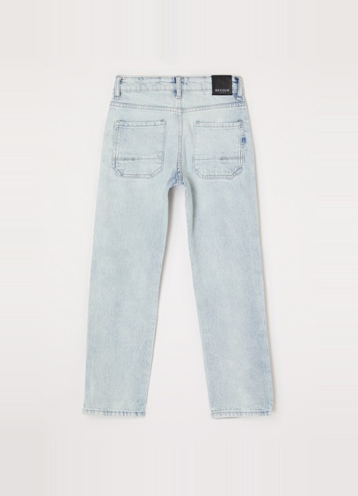 Retour Jeans Landon straight leg jeans met lichte wassing - voorkant 2 indigo