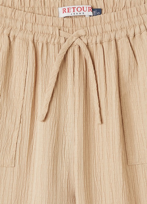 Retour Jeans Maddy loose fit broek - detail 3 beige