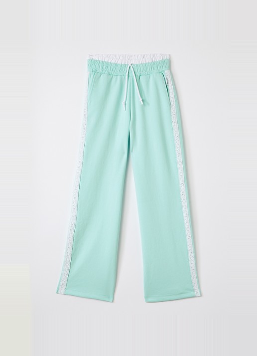 Retour Jeans Olga flared fit joggingbroek - voorkant 3 mint