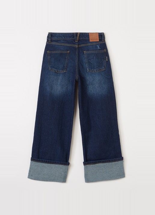 Retour Jeans Romy loose fit jeans met donkere wassing - voorkant 2 indigo