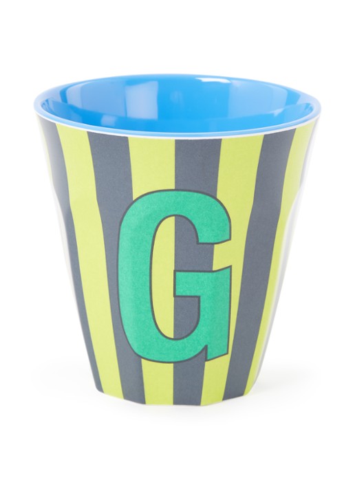 Rice Kinderbeker 25 cl  - voorkant neongroen