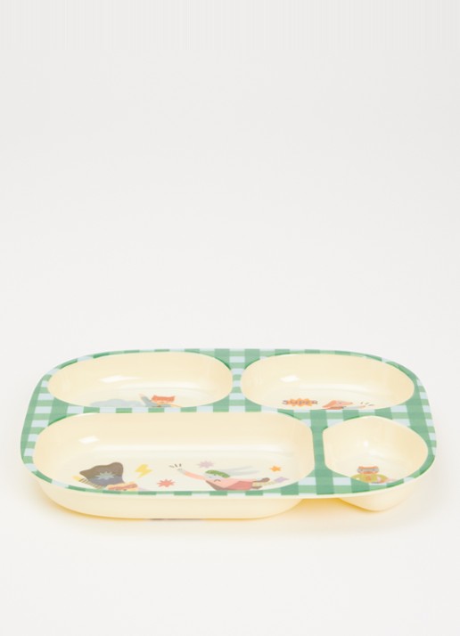 Rice Kinderbord 25 cm - voorkant 2 groen