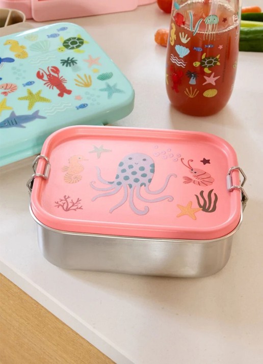 Rice Lunchbox 0,80 liter - voorkant 3 koraalroze