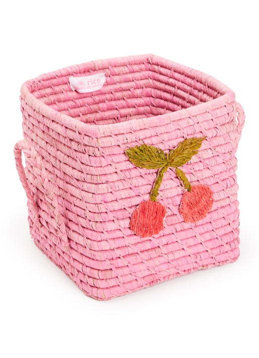 Rice Opbergmand van raffia 21 cm