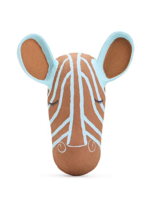 Rice Zebra wanddecoratie 29 cm
