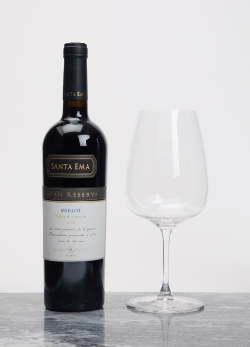 Riedel Rode wijnglas set van 2 - voorkant 2 transparant