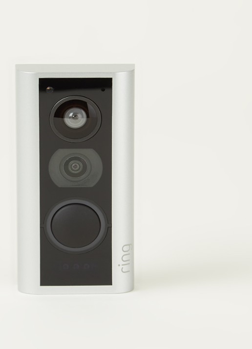 Ring Stick Up Cam Elite Wired beveiligingssysteem - voorkant 3 zilver
