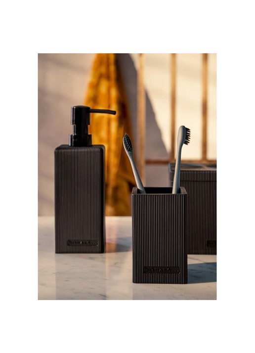 Rituals Acora pot voor wattenschijfjes 11 cm - detail 4 zwart