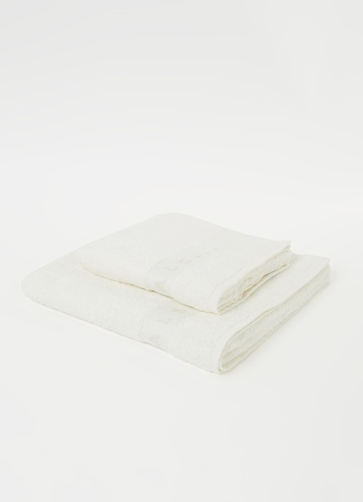 Rituals Bamboo badhanddoek - 550 gr/m2 - 50 x 100 cm - voorkant 3 wit