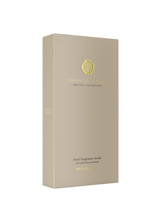 Rituals Hibiscus Dream Mini Fragrance Sticks - geurstokjes 100 ml - voorkant 4 beige