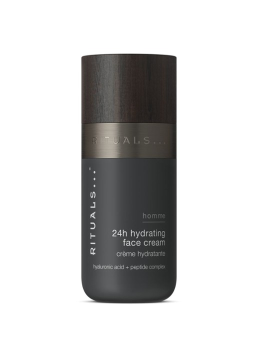 Rituals Homme 24h Hydrating Face Cream - dagcrème - voorkant beige