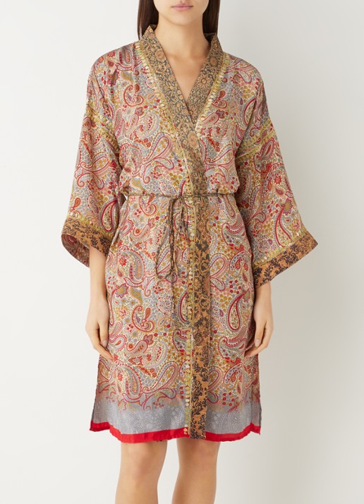 Rituals Jaypur Saree kimono van satijn met print