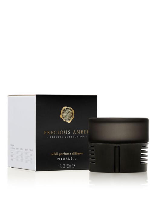 Rituals Precious Amber huisparfum geschikt voor Perfume Genie 2.0 - navulling 30 ml - voorkant 6 zwart
