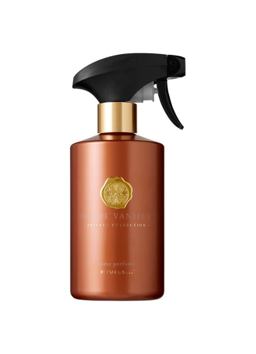 Rituals Suede Vanilla Parfum d'Interieur - huisparfum 500 ml - voorkant koper