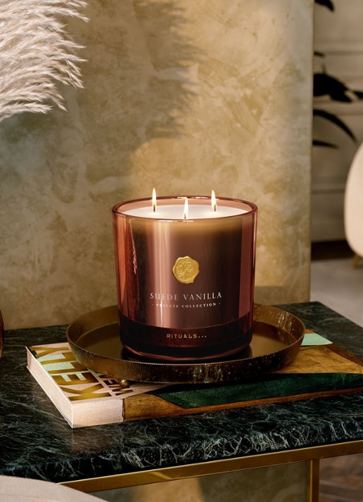 Rituals Suede Vanilla Scented Candle - geurkaars  - detail 3 undefined