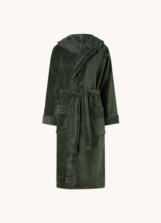 Rituals Super Smooth badjas van katoen - voorkant groen