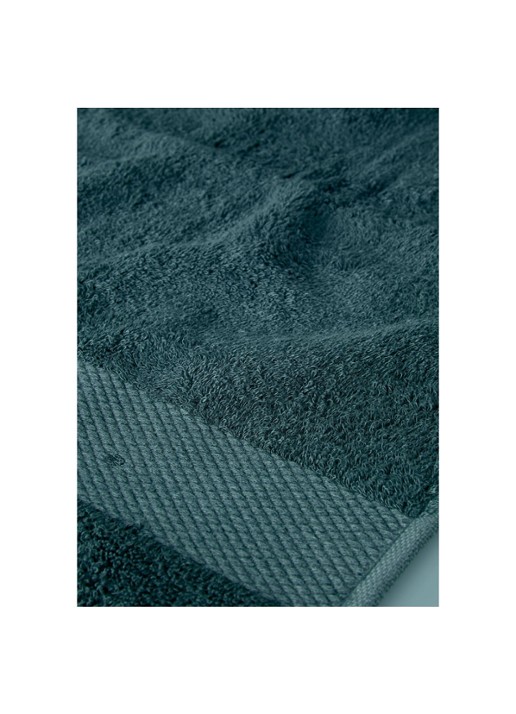 Rituals Super Smooth Cotton handdoek  - detail petrol
