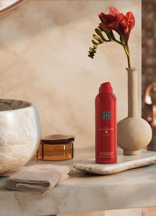 Rituals The Ritual of Ayurveda Foaming Shower Gel - douchegel - detail 4 beige
