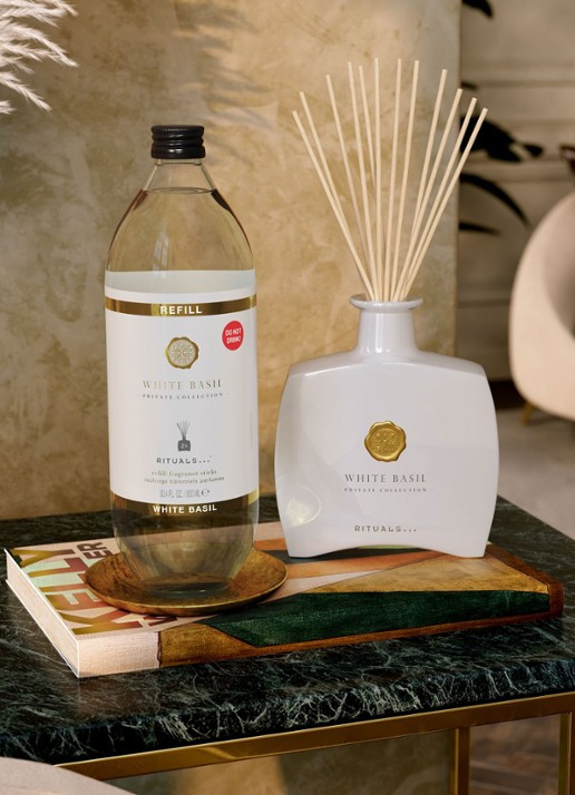 Rituals White Basil Refill Fragrance Sticks - navulling voor geurstokjes 900 ml - detail undefined