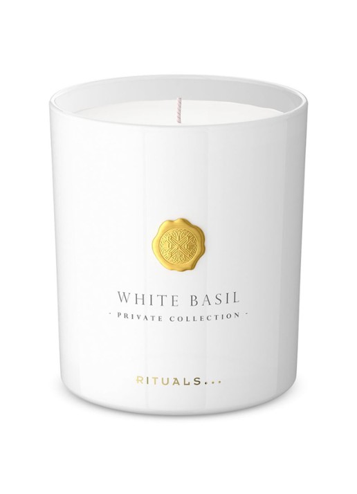 Rituals White Basil Scented Candle - geurkaars 360 gram