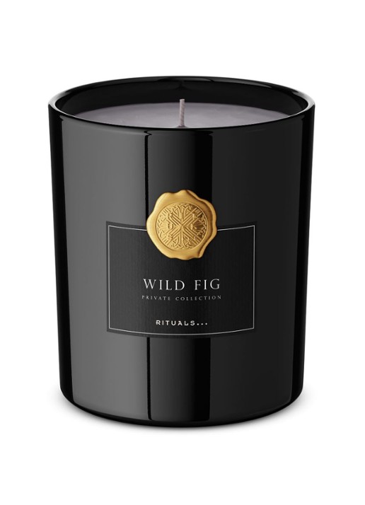 Rituals Wild Fig geurkaars 290 gram - voorkant zwart
