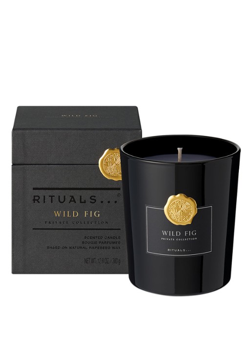 Rituals Wild Fig Luxury geurkaars - voorkant 2 zwart