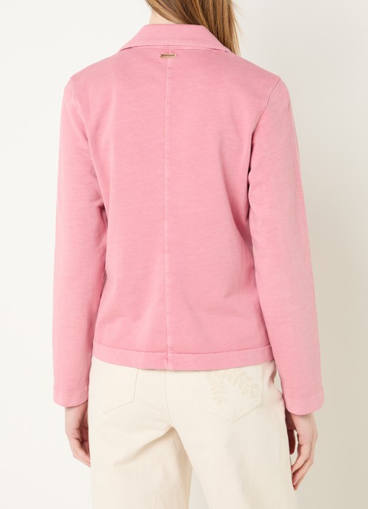 River Woods Blazer met steekzakken - achterkant 4 koraalroze