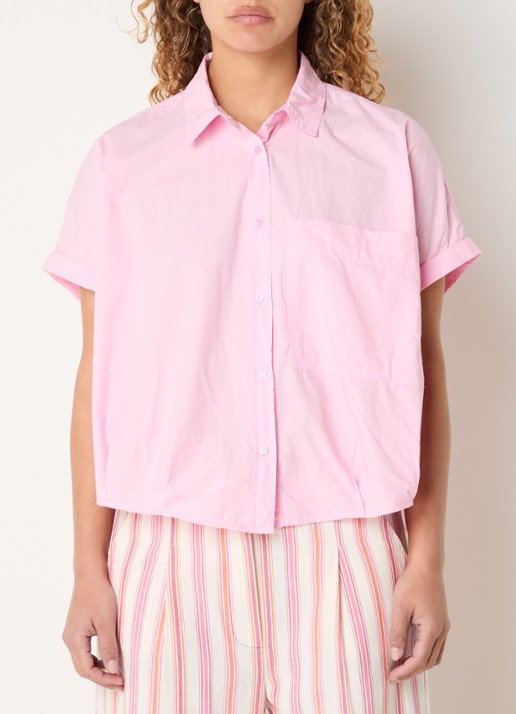 River Woods Blouse met borstzak