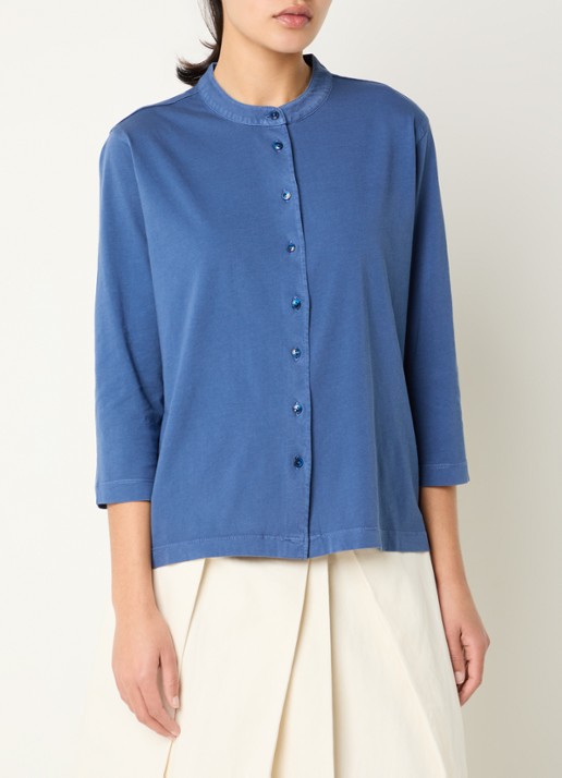 River Woods Blouse met ronde hals