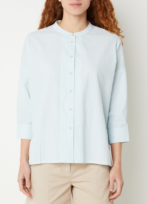 River Woods Blouse met streepprint