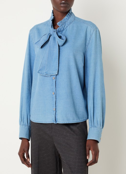 River Woods Blouse van chambray