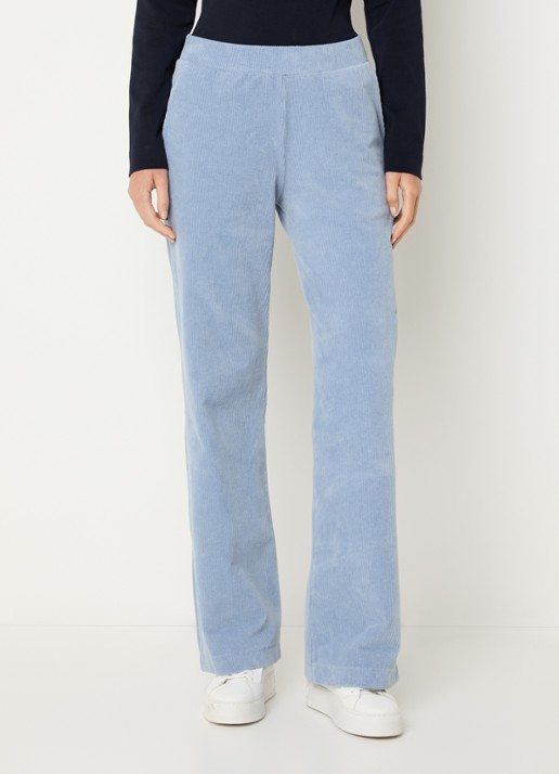 River Woods High waist loose fit broek met steekzakken