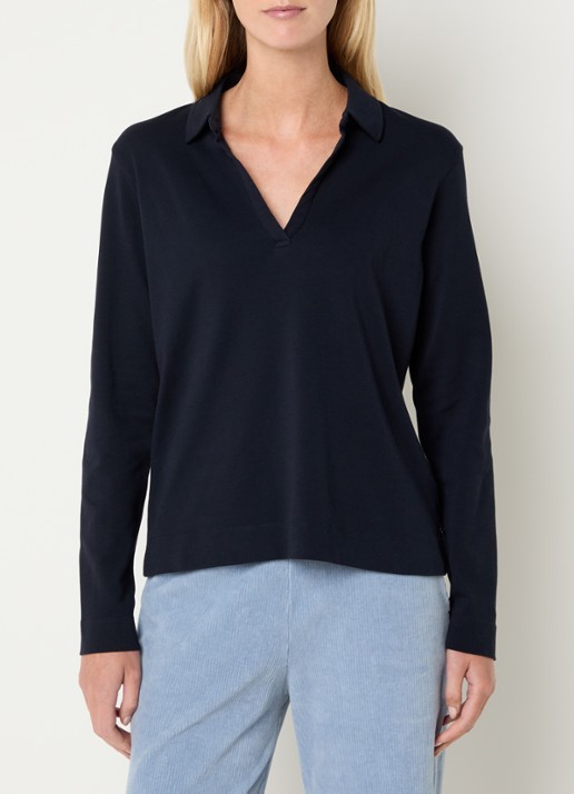 River Woods Longsleeve met polokraag