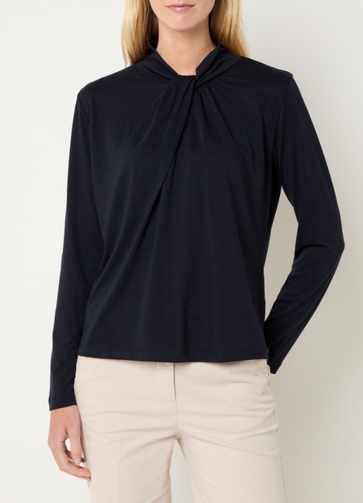 River Woods Longsleeve met sjaalkraag