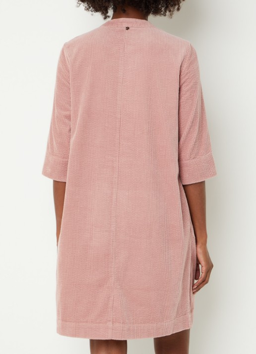 River Woods Mini tuniekjurk van corduroy - achterkant oudroze