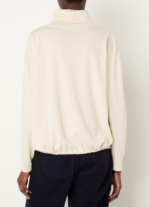 River Woods Pullover met col - achterkant 4 beige