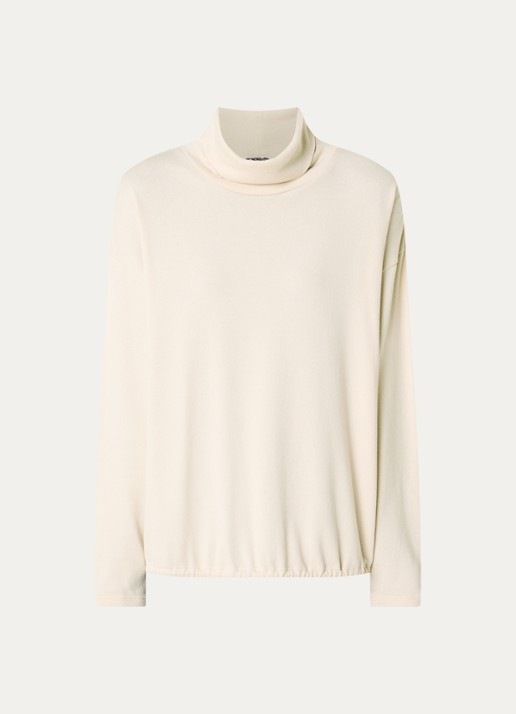 River Woods Pullover met col - voorkant 2 beige