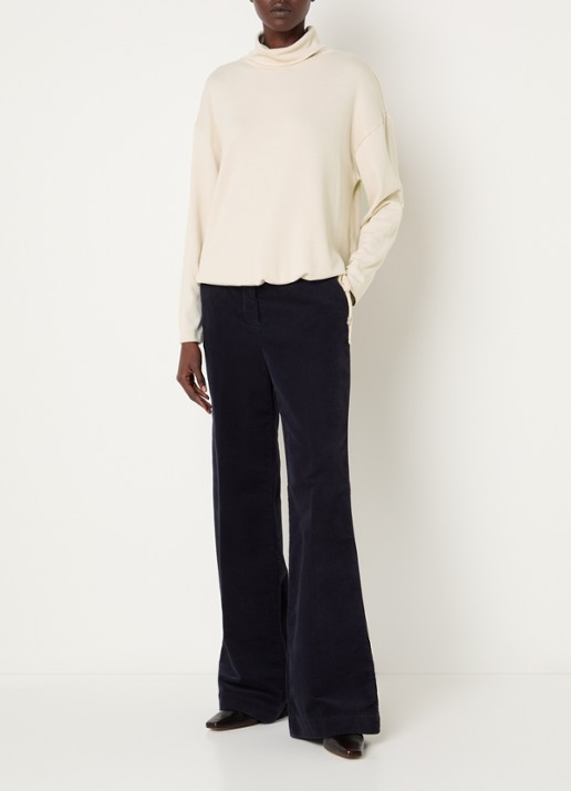 River Woods Pullover met col - voorkant 3 beige