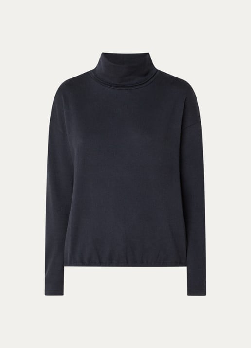 River Woods Pullover met col - voorkant 2 donkerblauw