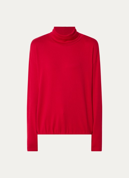 River Woods Pullover met col - voorkant 2 rood