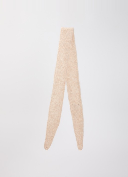 River Woods Sjaal in alpaca wolblend 170 x 10 cm - voorkant beige
