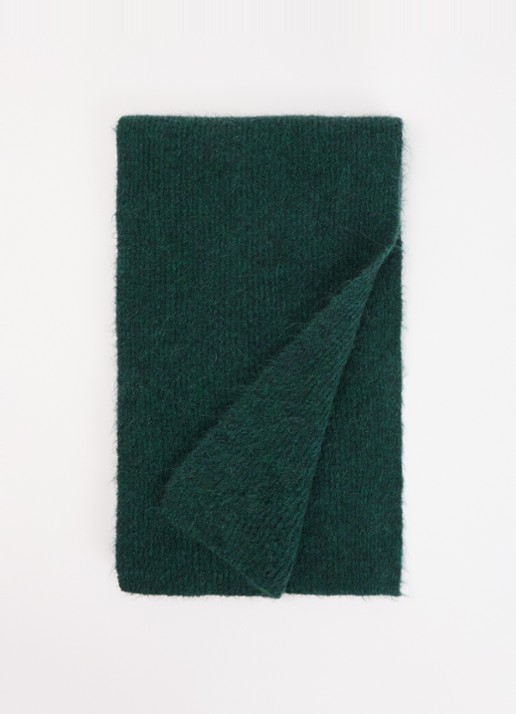 River Woods Sjaal in wolblend 90 x 30 cm - voorkant 3 groen