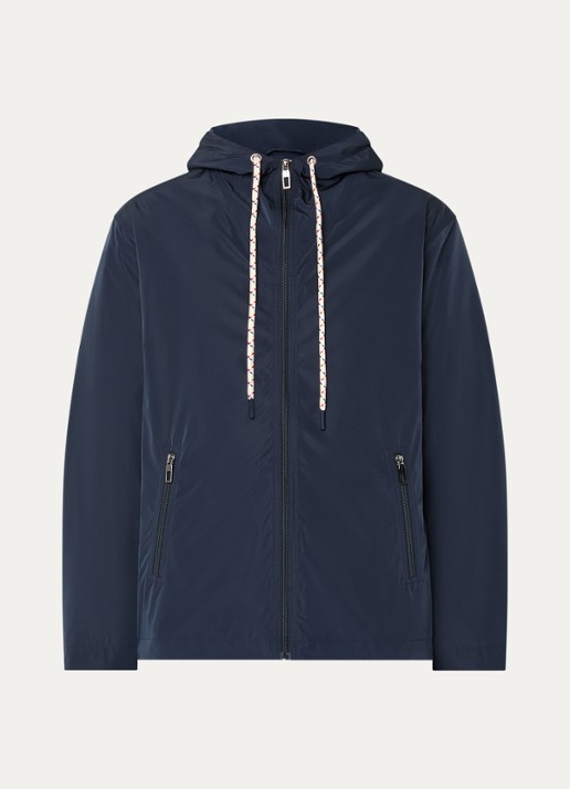 River Woods Softshell regenjas met capuchon - voorkant 2 donkerblauw