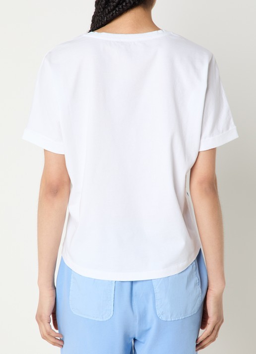 River Woods T-shirt met print - achterkant wit