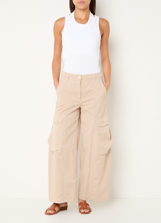 River Woods Tanktop met stretch - voorkant 2 wit