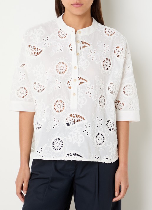 River Woods Tuniek met broderie